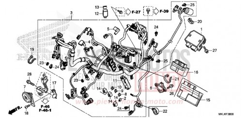 WIRE HARNESS NC750SDK de 2019